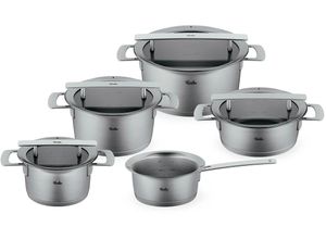 4009209393445 - Topf-Set FISSLER Phi Collection silber (silberfarben) Töpfe cookstar Allherdboden  Edelstahl 18 10  Made in Germany