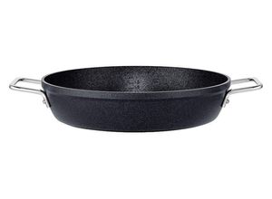 4009209397856 - Servierpfanne FISSLER Adamant 24cm Pfannen Gr Ø 28 cm + Höhe 7 cm schwarz Servierpfannen cookstar Allherdboden adamant Antihaftversiegelung  Made in Germany