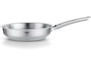 4009209400372 - Bratpfanne FISSLER Pure Collection Pfanne 20cm Pfannen Gr Ø 24 cm + Höhe 10 cm silberfarben Superthermic Boden backofengeeignet (bis 230C) Made in Germany