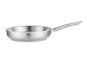 4009209400389 - Bratpfanne FISSLER Pure Collection Pfanne 20cm Pfannen Gr Ø 28 cm + Höhe 105 cm silberfarben Bratpfannen Superthermic Boden backofengeeignet (bis 230C) Made in Germany