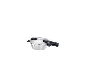 4009209401201 - Schnellkochtopf FISSLER Vitaquick Premium Töpfe Gr 25 l + Ø 22 cm + Höhe 12 cm silberfarben Schnellkochtöpfe Premium Qualität – Made in Germany