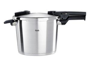 4009209401232 - Schnellkochtopf FISSLER Vitaquick Premium Töpfe Gr 6 l + Ø 22 cm + Höhe 22 cm silberfarben Schnellkochtöpfe Premium Qualität – Made in Germany