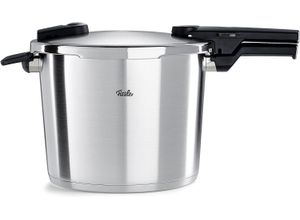 4009209401294 - Schnellkochtopf FISSLER Vitaquick Premium Töpfe Gr 10 l + Ø 26 cm + Höhe 25 cm silberfarben Schnellkochtöpfe Premium Qualität – Made in Germany