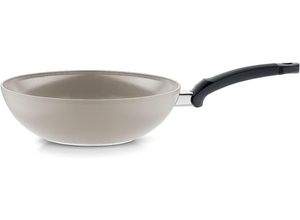 4009209401973 - Wok FISSLER Ceratal Pfannen Gr Ø 28 cm + Höhe 10 cm grau Woks ceratal Beschichtung cookstar Allherdboden  Made in Germany