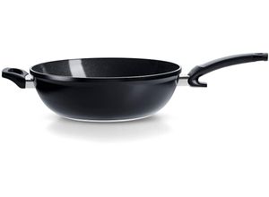 4009209407937 - Wok FISSLER Ceratal Orbit Black Pfannen Gr Ø 32cm + Höhe 13cm schwarz gesünderes Kochen mit Antihaft-Effekt PFASPTFE-frei