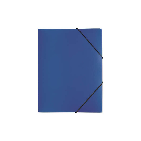 4009212024664 - Eckspannmappe Lucy Trend 21613-07 A4 blau Polypropylen mit 3 Einschlagklappen 4009212024664 Pagna