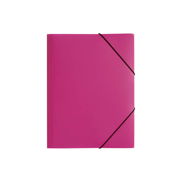 4009212038548 - Eckspannmappe Lucy Trend 21613-34 A4 dunkelrosa pink Polypropylen mit 3 Einschlagklappen 4009212038548 Pagna