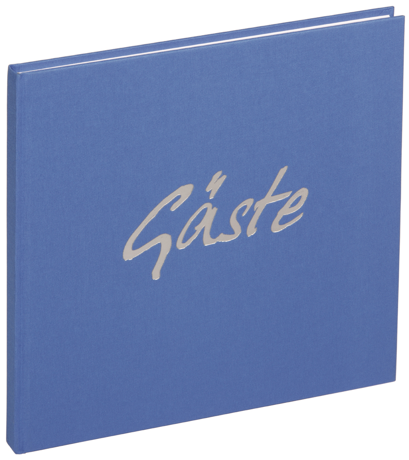 4009212046017 - Gästebuch 245x245mm hellblau 180 Seiten