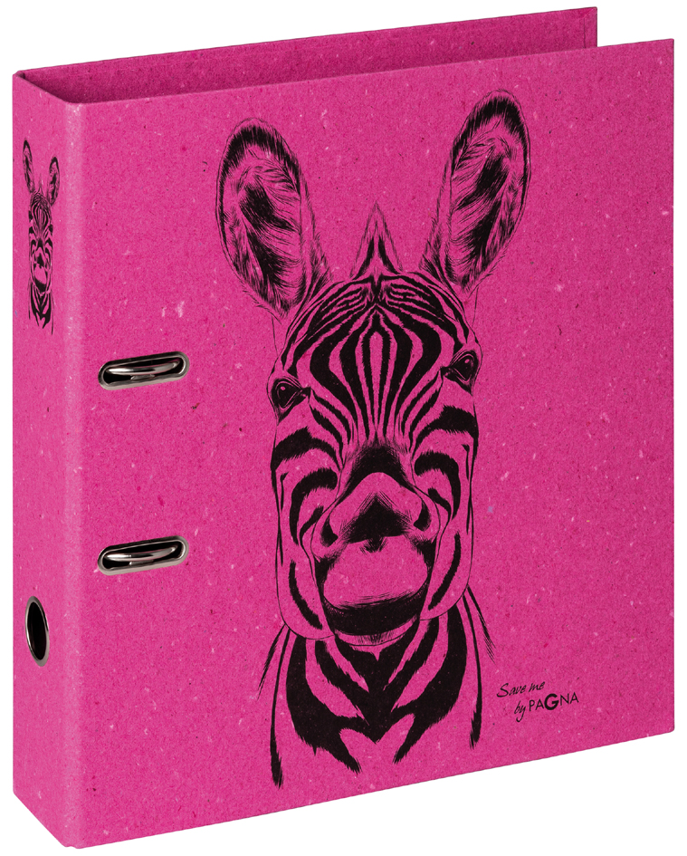 4009212059246 - Motivordner Zebra A4 Rückenbreite 75 mm fuchsia