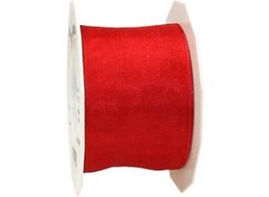 4009236002679 - PRAESENT Organza 6076025-609 Rot 60 mm x 25 m 2 Stück