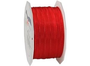 4009236003225 - PRAESENT Seidenband 4641025-609 Rot 10 mm x 25 m 2 Stück