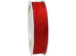 4009236030696 - PRAESENT Organza 4832525-609 Rot 25 mm x 25 m 2 Stück