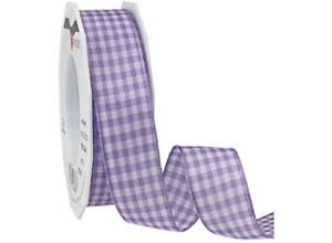 4009236047663 - PRAESENT Motivband 6192520-610 Lavendel Weiß 25 mm x 20 m 2 Stück