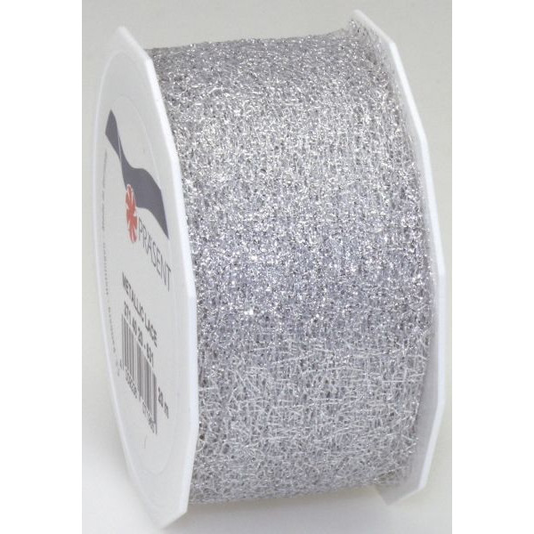 4009236071965 - Geschenkband Spitzenband Lace 3714020-631 40mm x 20m metallic-silber 4009236071965 Präsent