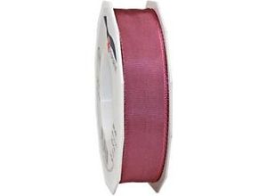 4009236080622 - PRAESENT Seidenband 4642525-603 Beerensorbet 25 mm x 25 m 2 Stück