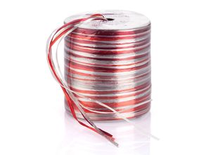 4009236102348 - Raffia-Bast Pearl 50 m rot-weiß-silber