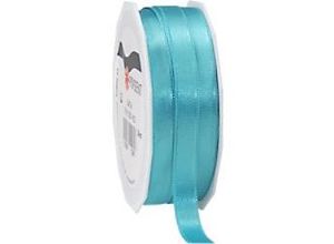 4009236112897 - PRAESENT Doppelsatin 7181025-612 Aquamarin 10 mm x 25 m 2 Stück