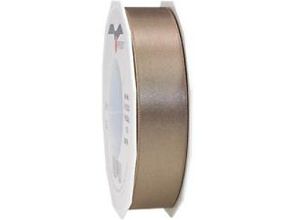 4009236113368 - PRAESENT Doppelsatin 7182525-105 Taupe 25 mm x 25 m 2 Stück