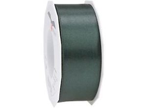 4009236113627 - PRAESENT Doppelsatin 7184025-035 Tannengrün 40 mm x 25 m 2 Stück