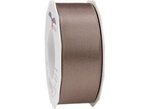 4009236113658 - PRAESENT Doppelsatin 7184025-105 Taupe 40 mm x 25 m 2 Stück