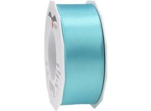 4009236113764 - PRAESENT Doppelsatin 7184025-612 Aquamarin 40 mm x 25 m 2 Stück