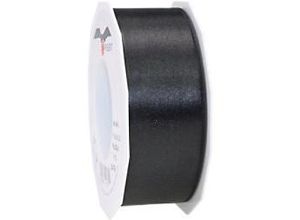 4009236113771 - PRAESENT Doppelsatin 7184025-613 Schwarz 40 mm x 25 m 2 Stück