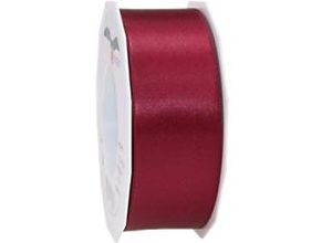 4009236113818 - PRAESENT Doppelsatin 7184025-619 Bordeaux 40 mm x 25 m 2 Stück