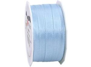 4009236119186 - PRAESENT Taftband 6051050-602 Hellblau 10 mm x 50 m 2 Stück