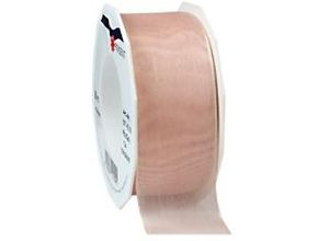 4009236141545 - PRAESENT Organza 6074025-134 Pfirsich 40 mm x 25 m 2 Stück