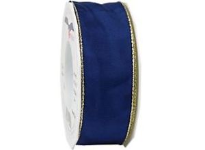 4009236144089 - PRAESENT Seidenband 4724025-244 Marineblau 40 mm x 25 m 2 Stück