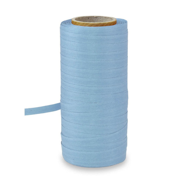 4009236146472 - Geschenkband Ringelband Cottonfield 85405-602 5mm x 100m matt hellblau 4009236146472 Präsent