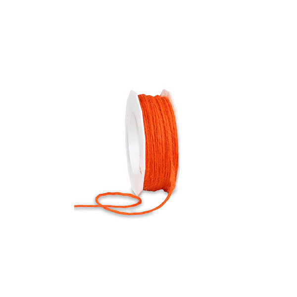 4009236152466 - PRÄSENT Kordel Jute matt orange 20 mm x 250 m 4009236152466 