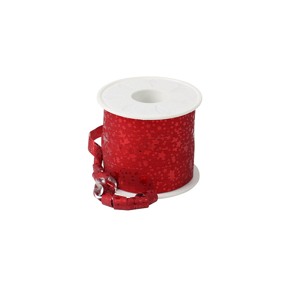 4009236155351 -  Geschenkband Glitter Star mattglänzend rot 100 mm x 1000 m 4009236155351 PRÄSENT