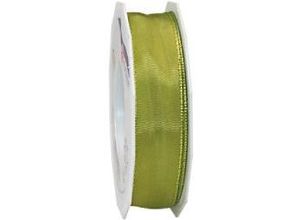 4009236511577 - PRAESENT Seidenband 4642525-535 Kiwi 25 mm x 25 m 2 Stück