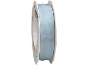 4009236511591 - PRAESENT Seidenband 4642525-602 Hellblau 25 mm x 25 m 2 Stück