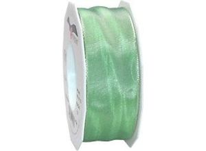 4009236511775 - PRAESENT Seidenband 4644025-027 Mintgrün 40 mm x 25 m 2 Stück