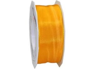 4009236512024 - PRAESENT Seidenband 4644025-534 Indischgelb 40 mm x 25 m 2 Stück