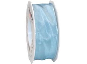 4009236512055 - PRAESENT Seidenband 4644025-602 Hellblau 40 mm x 25 m 2 Stück