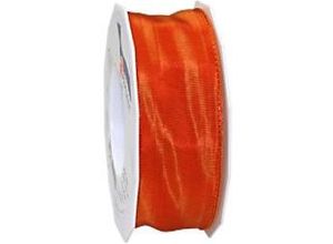 4009236512208 - PRAESENT Seidenband 4644025-923 Feuerrot 40 mm x 25 m 2 Stück