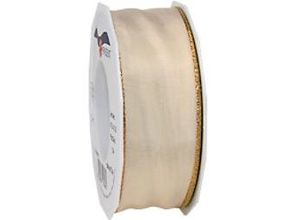 4009236516480 - PRAESENT Seidenband 4724025-104 Créme 40 mm x 25 m 2 Stück