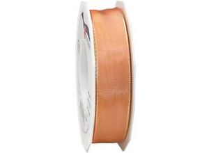 4009236527578 - PRAESENT Seidenband 4642525-123 Apricot 25 mm x 25 m 2 Stück