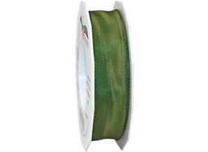 4009236527622 - PRAESENT Seidenband 4642525-355 Moosgrün 25 mm x 25 m 2 Stück