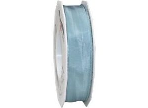 4009236527646 - PRAESENT Seidenband 4642525-201 Aquamarin 25 mm x 25 m 2 Stück