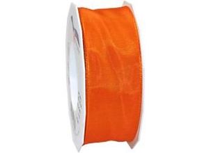 4009236527769 - PRAESENT Seidenband 4644025-629 tangerine 40 mm x 25 m 2 Stück