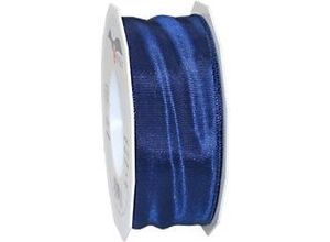 4009236527837 - PRAESENT Seidenband 4644025-244 Marineblau 40 mm x 25 m 2 Stück