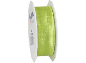 4009236531179 - PRAESENT Organza 6012525-027 Limette 25 mm x 25 m 3 Stück