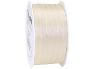 4009236538604 - PRAESENT Taftband 6051050-104 Créme 10 mm x 50 m 2 Stück