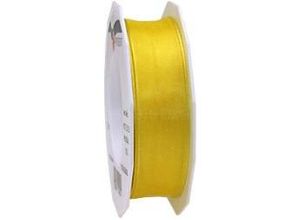 4009236544209 - PRAESENT Organza 6072525-505 Gelb 25 mm x 25 m 2 Stück