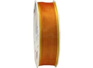 4009236544223 - PRAESENT Organza 6072525-509 Orange 25 mm x 25 m 2 Stück