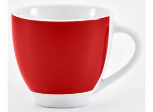 4009290155250 - Tasse VAN WELL Vario rot (rot weiß) B245cm H95cm Porzellan Trinkgefäße spülmaschinen- und mikrowellengeeignet 6-teilig 4009290155250 - Tasse VAN WELL Vario rot (rot weiß) B245cm H95cm Porzellan Trinkgefäße spülmaschinen- und mikrowellengeeignet 6-teilig